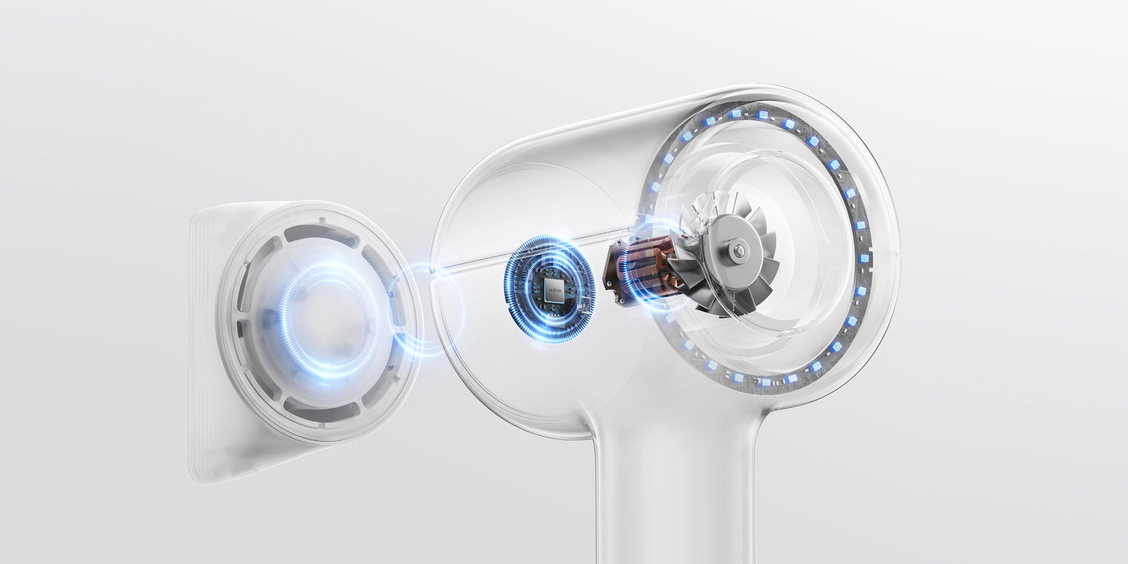 mova shine 20 passt sich automatisch mehreren düsen an