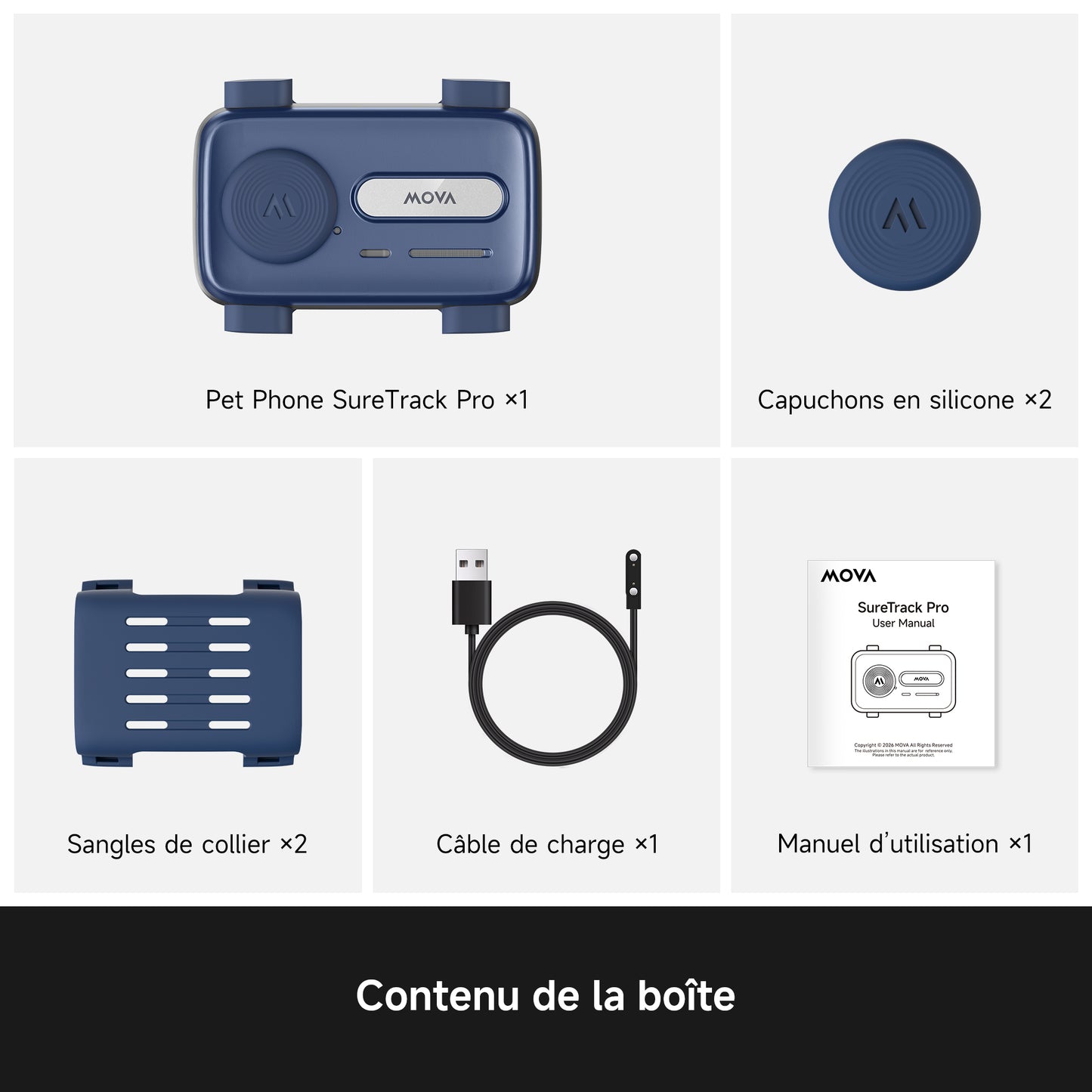 MOVA SureTrack Pro Traceur GPS pour animaux