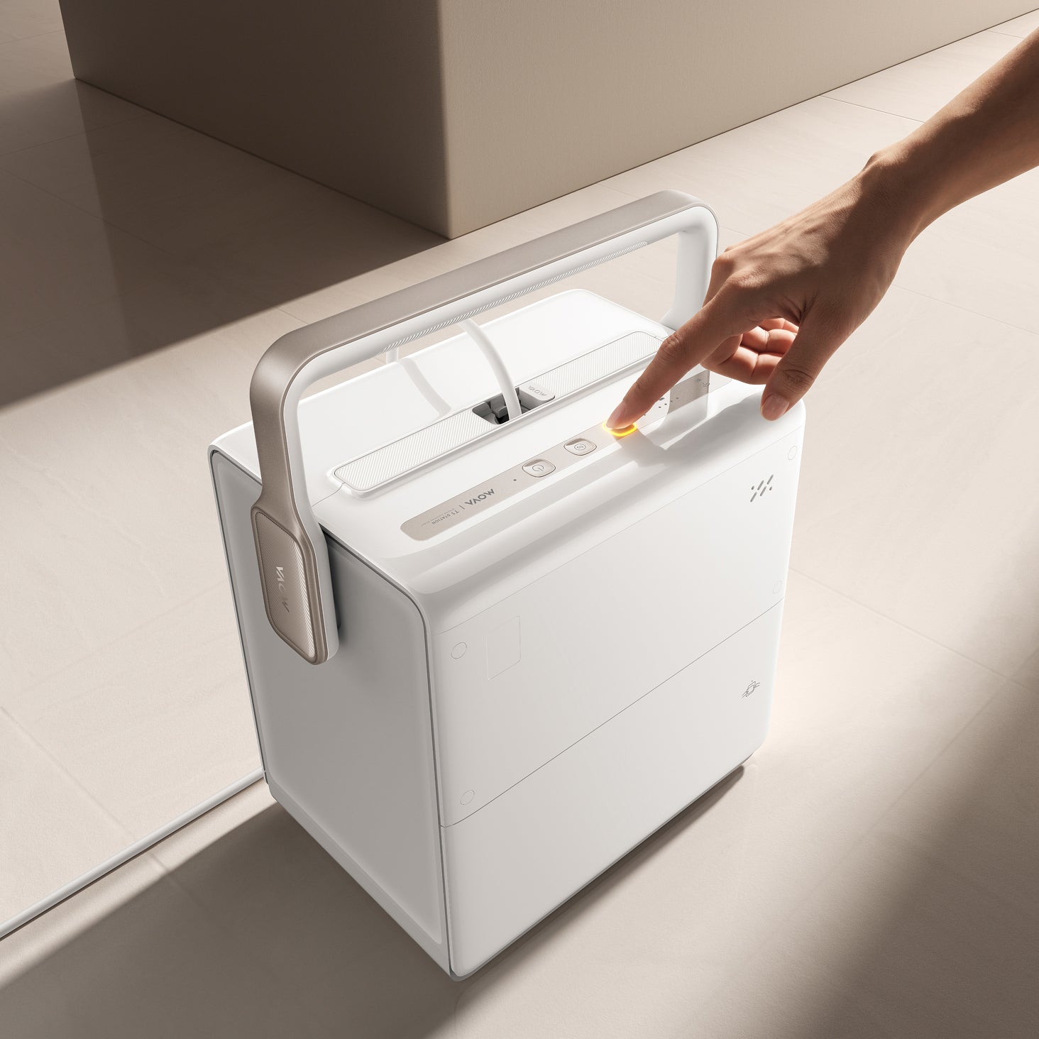 MOVA T1 Station Robot lave-vitres Enroulement du câble en un clic
