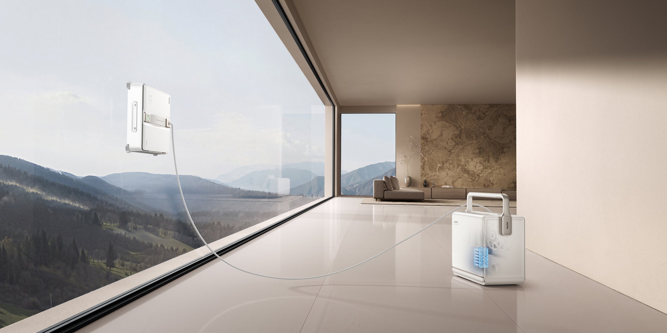 MOVA T1 Station Robot lave-vitres Jusqu'à 110 min d'autonomie