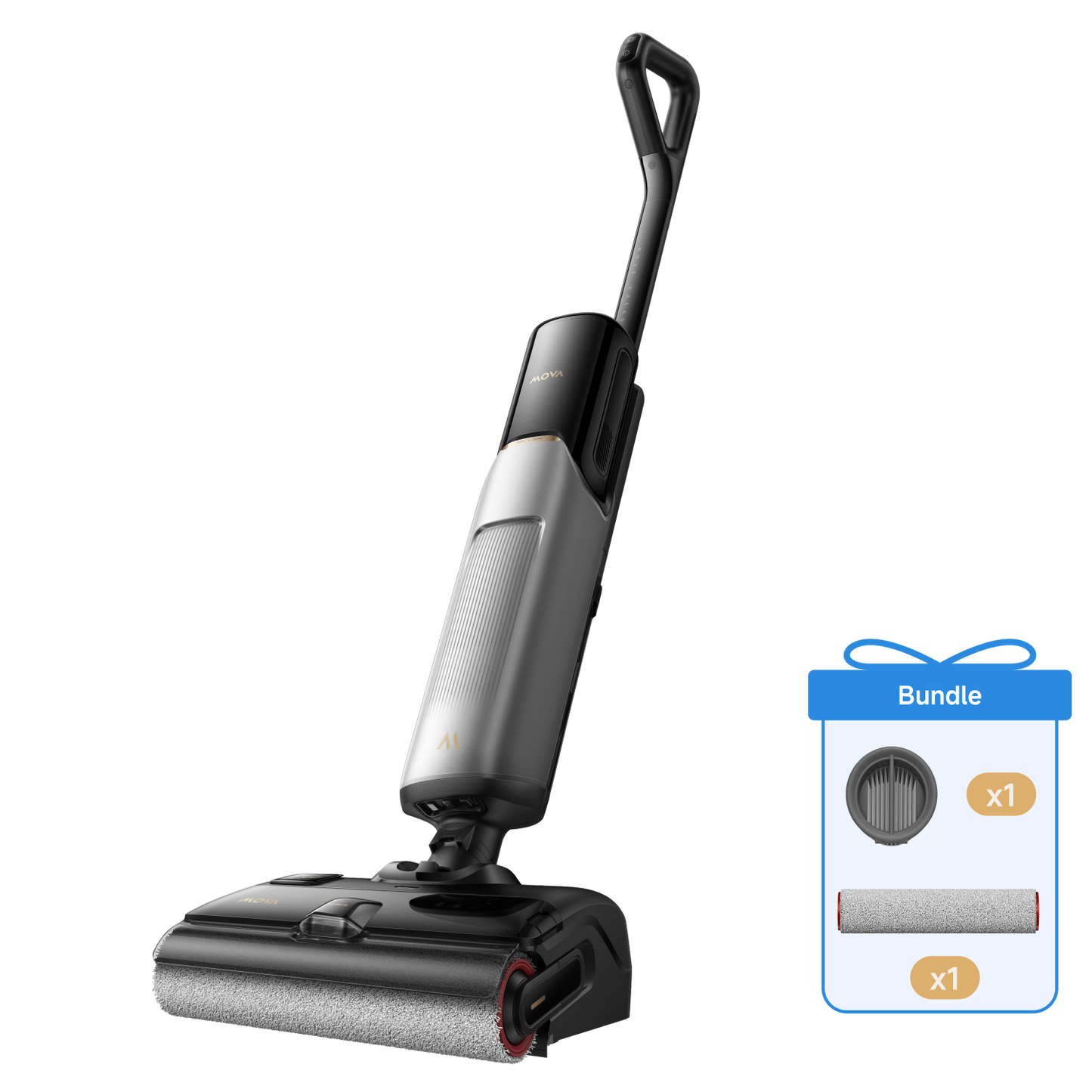 Pack MOVA X4 Plus + brosse roulante et filtre aspirateur laveur
