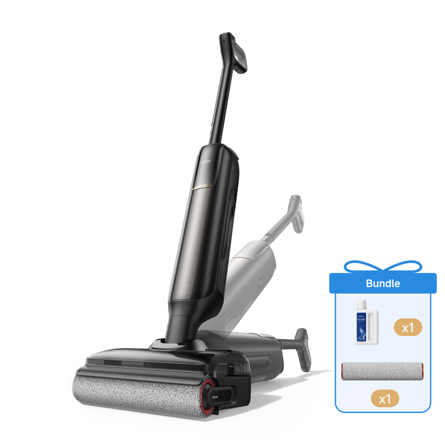 Pack MOVA M50 + brosse roulante et nettoyant pour sols
